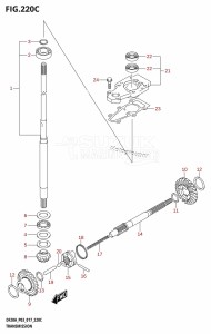 DF9.9B From 00995F-710001 (P03)  2017 drawing TRANSMISSION (DF9.9BT:P03)