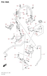 03003F-710001 (2017) 30hp P01 P40-Gen. Export 1 (DF30A  DF30AQ  DF30AR  DF30AT  DF30ATH  DT30  DT30R) DF30A drawing FUEL PUMP (DF25A:P01)