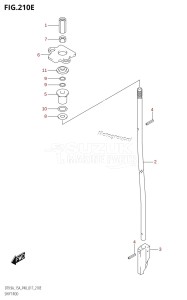 DT9.9A From 00996 -710001 (P36-)  2017 drawing SHIFT ROD (DT9.9AK:P36)