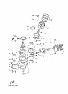 FL225BET drawing CRANKSHAFT--PISTON