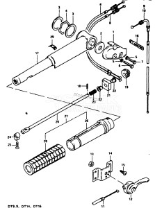 DT14 From C-10001 ()  1982 drawing HANDLE - GRIP (MODEL F)