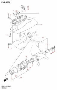 DF9.9B From 00995F-510001 (P03)  2015 drawing GEAR CASE (DF15ATH:P03)