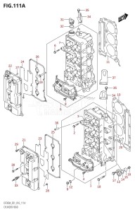 DF300A From 30002P-610001 (E01 E40)  2016 drawing CYLINDER HEAD