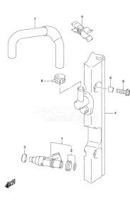 Outboard DF 40A drawing Fuel Injector