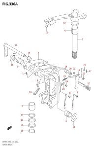 DF140 From 14001F-510001 (E03)  2005 drawing SWIVEL BRACKET