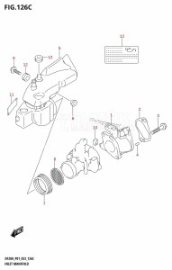 DF20A From 02002F-140001 (E01 P01 P40)  2021 drawing INLET MANIFOLD (DF20A,DF20AR,DF20AT,DF20ATH)