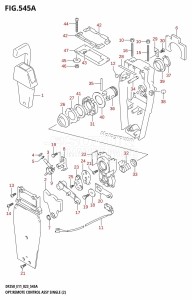 DF250 From 25003F-240001 (E11 E40)  2022 drawing OPT:REMOTE CONTROL ASSY SINGLE (2)