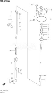 06001F-680001 (2006) 60hp E03-USA (DF60TK6) DF60 drawing SHIFT ROD