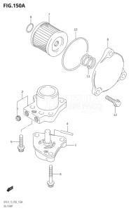 01502F-880001 (2008) 15hp P03-U.S.A (DF15K8) DF15 drawing OIL PUMP.