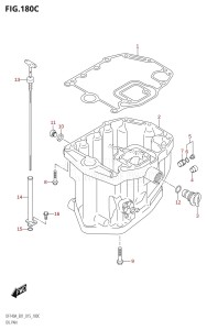 DF115AZ From 11503Z-510001 (E01 E40)  2015 drawing OIL PAN (DF115AT:E40)