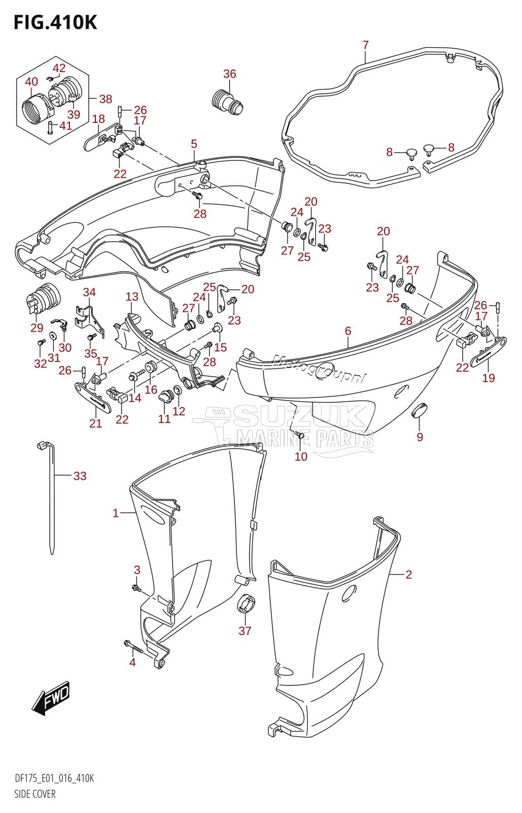 SIDE COVER (DF175T:E40)