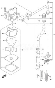 DF 115A drawing Water Pump