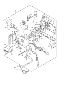 DF 9.9A drawing Remote Control