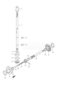 Outboard DF 6 drawing Drive Shaft