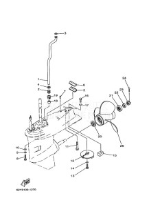 F50AEDL drawing LOWER-CASING-x-DRIVE-2