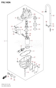 09003F-910001 (2019) 90hp E03-USA (DF90A) DF90A drawing FUEL VAPOR SEPARATOR