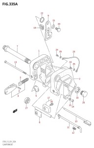 DT15 From 01501K-151001 (E36)  2001 drawing CLAMP BRACKET