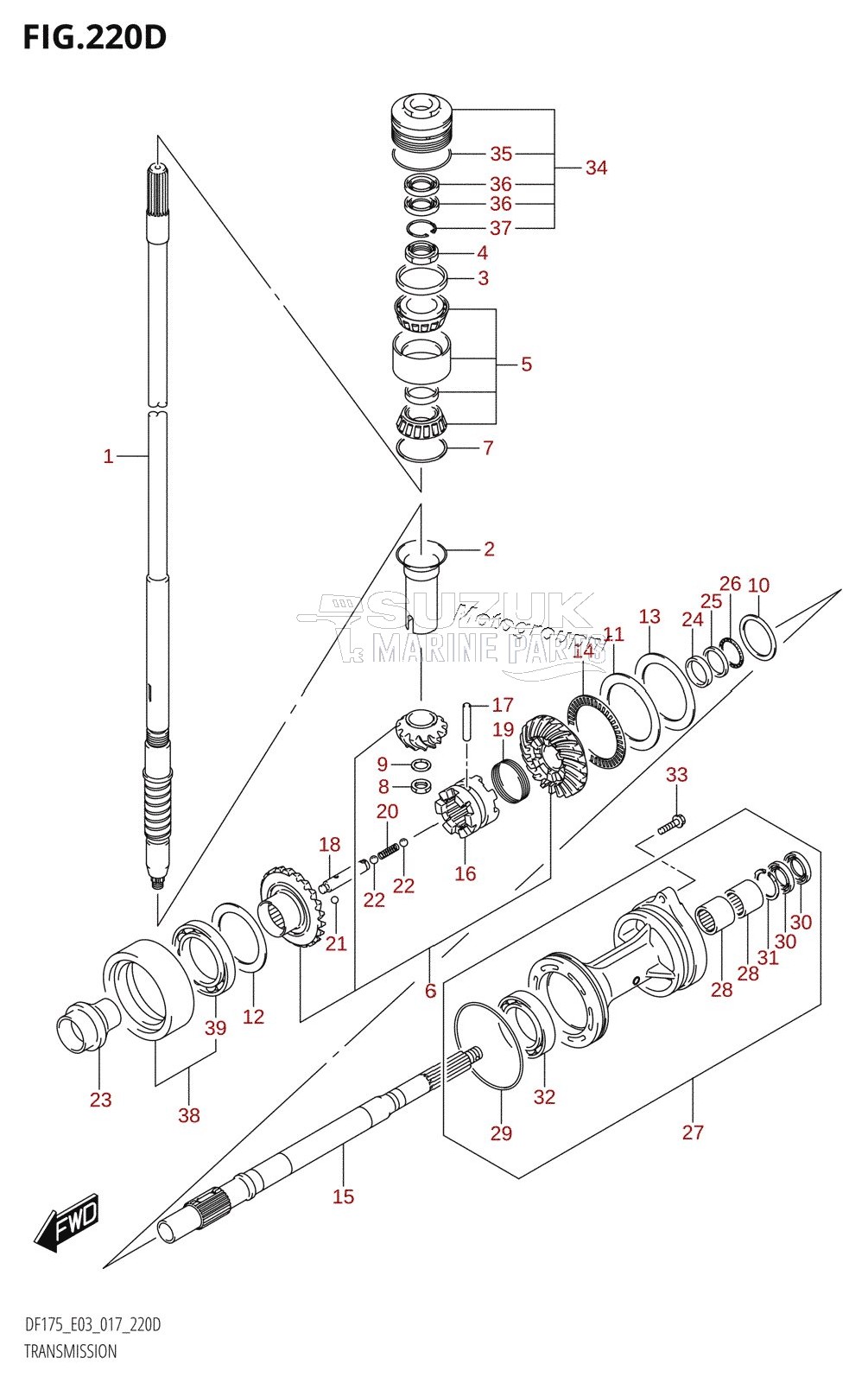 TRANSMISSION (DF175Z:E03)