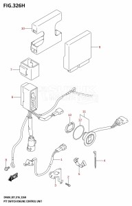 DF40A From 04003F-610001 (E01 E34)  2016 drawing PTT SWITCH /​ ENGINE CONTROL UNIT (DF60A:E40)