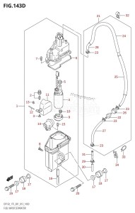 DF175T From 17502F-310001 (E01 E40)  2013 drawing FUEL VAPOR SEPARATOR (DF150Z:E40)