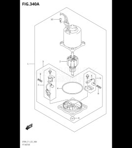 07003F-340001 (2023) 70hp E11 E40-Gen. Export 1-and 2 (DF70A  DF70AT  DF70ATH) DF70A drawing PTT MOTOR