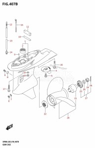 DF80A From 08002F-810001 (E03)  2018 drawing GEAR CASE (DF80A)