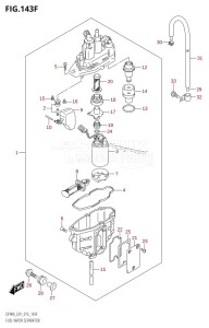 DF70A From 07003F-510001 (E01 E40)  2015 drawing FUEL VAPOR SEPARATOR (DF80A:E40)