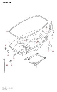 DT15A From 01504-410001 (P40)  2014 drawing LOWER COVER (DT9.9A:P40)