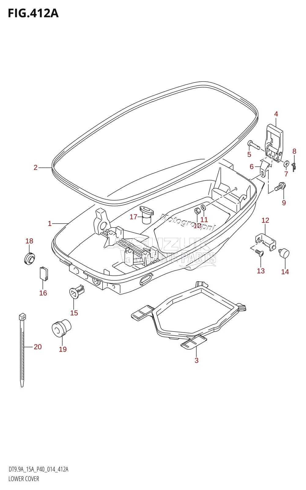 LOWER COVER (DT9.9A:P40)