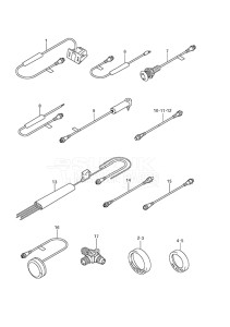 Outboard DF 300A drawing SMIS Gauges