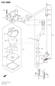 DF140A From 14003F-310001 (E03)  2013 drawing WATER PUMP (DF115AT:E03)