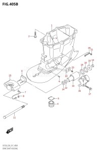 DF200Z From 20002Z-710001 (E03)  2017 drawing DRIVE SHAFT HOUSING (DF200Z:E03:X-TRANSOM)