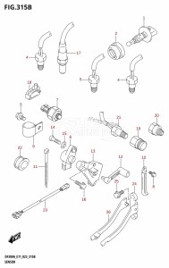 DF250A From 25003P-140001 (E11 E40)  2021 drawing SENSOR (L-TRANSOM)