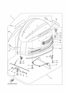 LF250UCA-2019 drawing FAIRING-UPPER