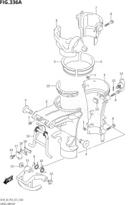 00403F-040001 (2020) 4hp P03-U.S.A (DF4A  DF4A) DF4A drawing SWIVEL BRACKET