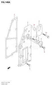 DF175T From 17502F-110001 (E03)  2011 drawing EXHAUST COVER