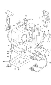 Outboard DF 140A drawing Top Mount Dual (1)