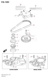 DF8A From 00801F-510001 (P03)  2015 drawing TIMING BELT (DF9.9A:P03)