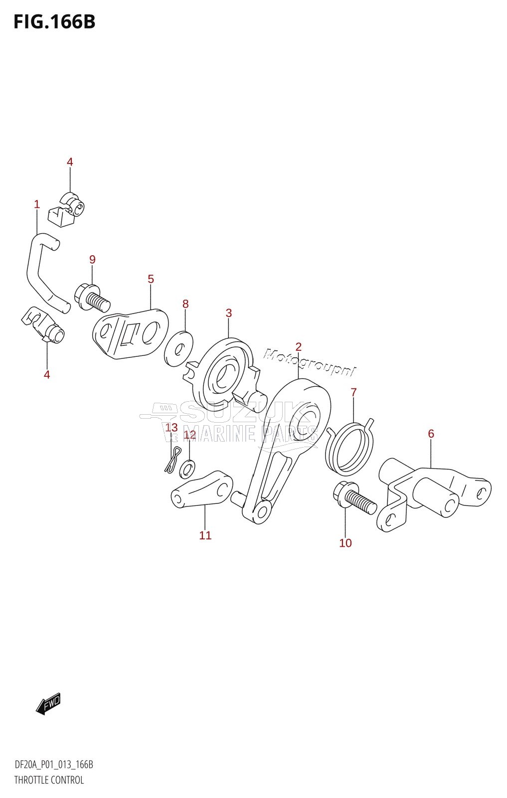 THROTTLE CONTROL (DF15AR:P01)