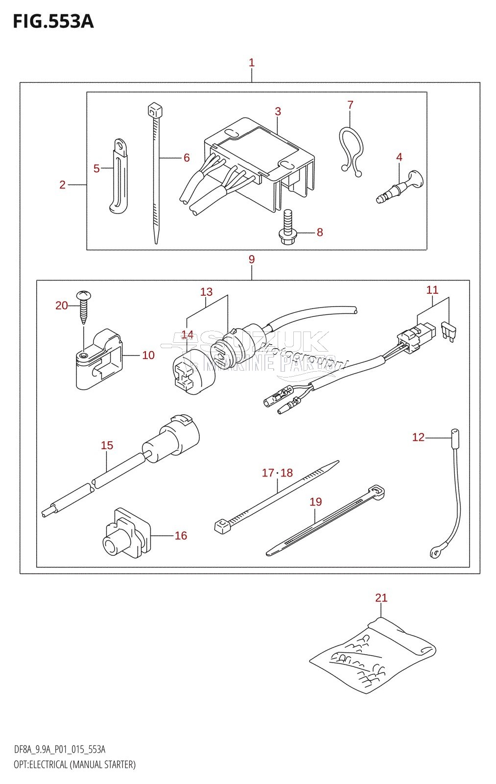 OPT:ELECTRICAL (MANUAL STARTER) (DF8A:P01:M-STARTER)