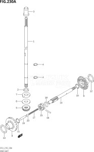 00402F-110001 (2011) 4hp P03-U.S.A (DF4) DF4 drawing DRIVE SHAFT