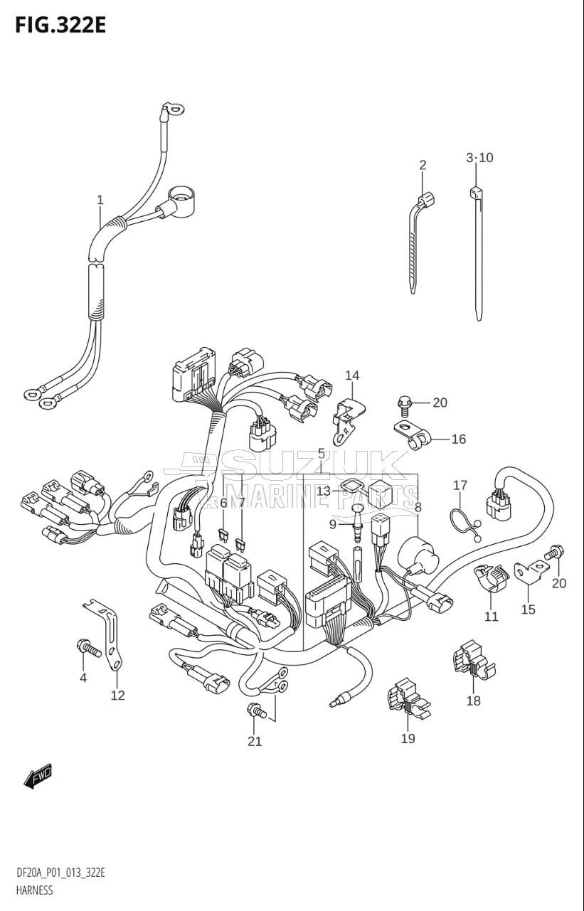 HARNESS (DF20A:P01)