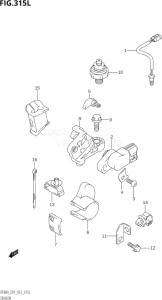 05003F-310001 (2013) 50hp E01-Gen. Export 1 (DF50A  DF50ATH) DF50A drawing SENSOR (DF60ATH:E01)