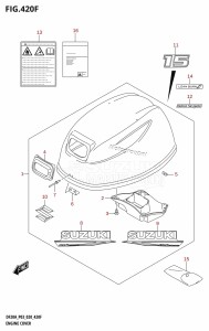 DF20A From 02002F-140001 (E03 P03)  2021 drawing ENGINE COVER (DF15A)