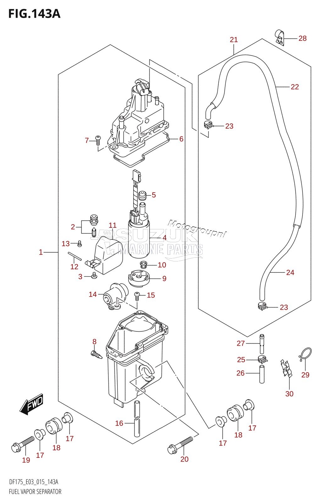 FUEL VAPOR SEPARATOR