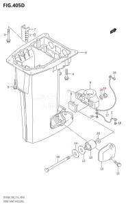 DT40 From 04005-310001 ()  2013 drawing DRIVE SHAFT HOUSING (DT40WR:P90)