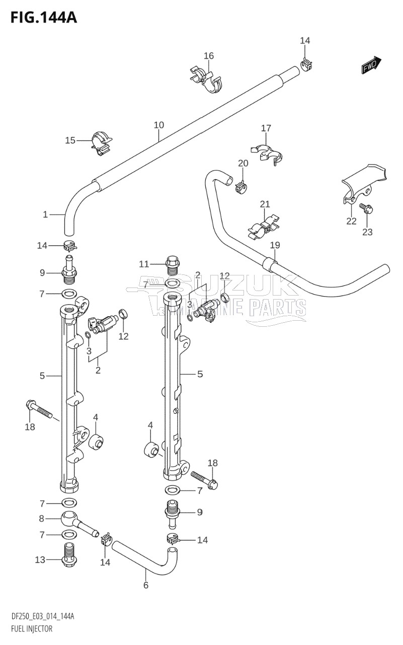 FUEL INJECTOR (DF200T:E03)