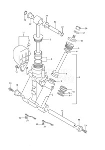 Outboard DF 200 drawing Trim Cylinder (Type: L)