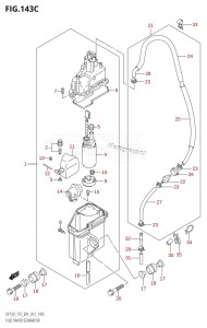 DF175Z From 17502Z-210001 (E01 E40)  2012 drawing FUEL VAPOR SEPARATOR (DF150Z:E01)