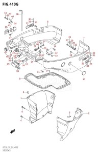 DF225Z From 22503Z-210001 (E03)  2012 drawing SIDE COVER (DF200T:E03:L-TRANSOM)